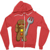 sad gingerbread Zipper Hoodie