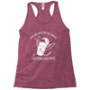 caffeine and spite Racerback Tank