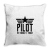 pilot Throw Pillow