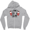 i don't give a crappe Zipper Hoodie