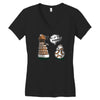 are you my mummy   orange version Women's V-Neck T-Shirt