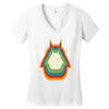 Totoro Retro Women's V-Neck T-Shirt