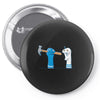bad sock puppet Pin-back button