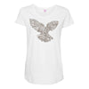 dove typography Maternity Scoop Neck T-shirt