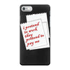 i pretend to work they pretend to pay me iPhone 7 Case