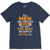 All Men Are Created Equal But Only The Best Are Born In May V-Neck Tee