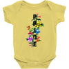 Pride Floral LGBT Colors Baby Bodysuit