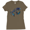 alien terror from deep space Ladies Fitted T-Shirt