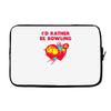 id rather be bowling Laptop sleeve