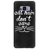 cat hair don't care cute crazy cat Samsung Galaxy S8 Plus Case