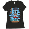 pirate ned Ladies Fitted T-Shirt