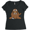 cokelat animal Women's Triblend Scoop T-shirt