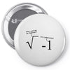 be together it's complicated math Pin-back button