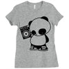 panda Ladies Fitted T-Shirt