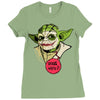 serious why so Ladies Fitted T-Shirt