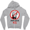 Impeach 45 Stop Trump Zipper Hoodie