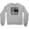 you can't love animals and eat them too! Crewneck Sweatshirt