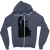 flower girl Zipper Hoodie