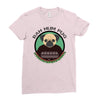 bah hum pug Ladies Fitted T-Shirt