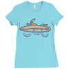 surf biker Ladies Fitted T-Shirt