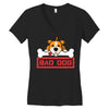 bad dog 3 Women's V-Neck T-Shirt