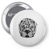 ask me about my shar pei Pin-back button