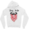pug life Zipper Hoodie