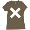cross logo Ladies Fitted T-Shirt