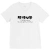 funny t shirt revenge the reason i get up each day tee offensive shirt V-Neck Tee