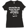 if you can read this put me back on my horse Ladies Fitted T-Shirt
