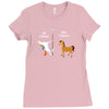 my girl friend your girlfriend unicorn Ladies Fitted T-Shirt