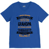 Super Cool Grandpa Of A Freaking Awesome Granddaughter V-Neck Tee