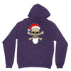 santa skull and crossbones Unisex Hoodie