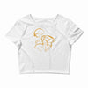 pilze magic mushroom wald natur nature psy psycho trip Crop Top