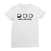 need caffeine Ladies Fitted T-Shirt