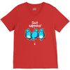 shit happens V-Neck Tee