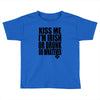 kiss me i'm irish or drunk or whatever t shirt st patricks day funny t Toddler T-shirt