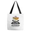 I Am Pizza Actually In A Very Commited Relationship Tote Bags