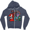 monster mash Zipper Hoodie