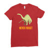 never forget Ladies Fitted T-Shirt