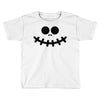 pumpkin funny face Toddler T-shirt