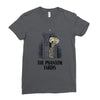 phantom tardis Ladies Fitted T-Shirt