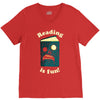 reading is fun V-Neck Tee