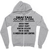Smartass October Girl Zipper Hoodie