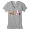 your aunt my aunt Women's V-Neck T-Shirt