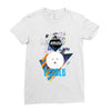 who loves poodle Ladies Fitted T-Shirt