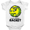tennis ball racket Baby Onesie