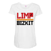limp bizkit black logo Maternity Scoop Neck T-shirt