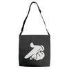 mickey hands gun Adjustable Strap Totes
