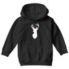 deer skull christmas Youth Hoodie